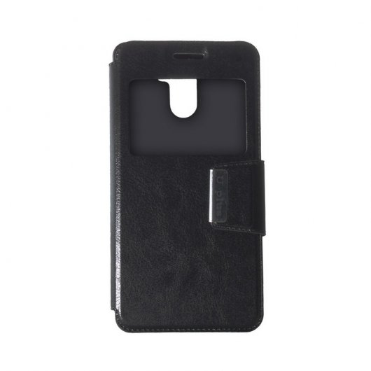 Funda View Cover para Bq Aquaris U Plus Negro