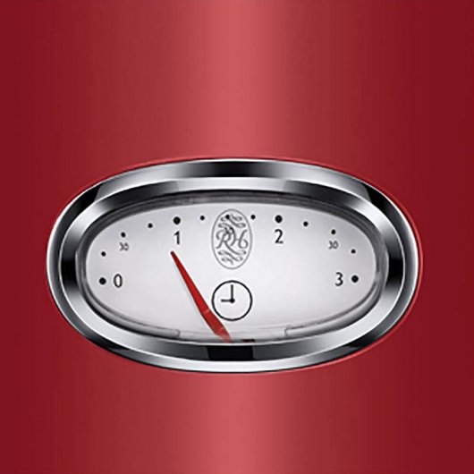Russell Hobbs Ribbon Red 2 Ranuras Tostadora Retro