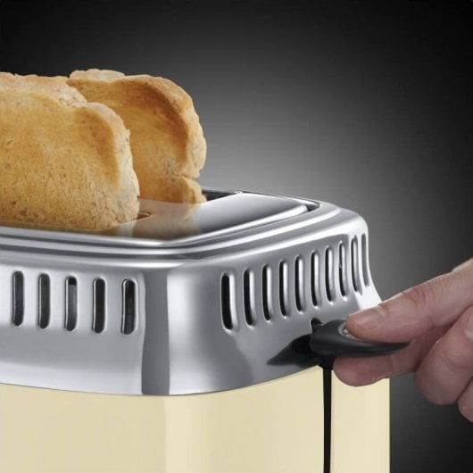 Russell Hobbs Vintage Cream 2 Ranuras Tostadora Retro