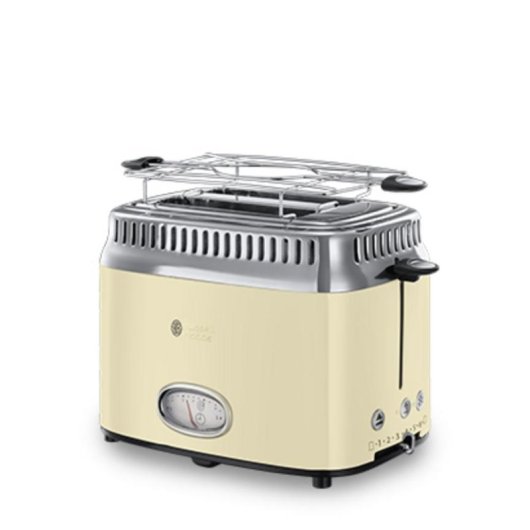 Tostapane vintage Russell Hobbs 21682-56 2 fessure 1300 W 6 livelli Sabbia