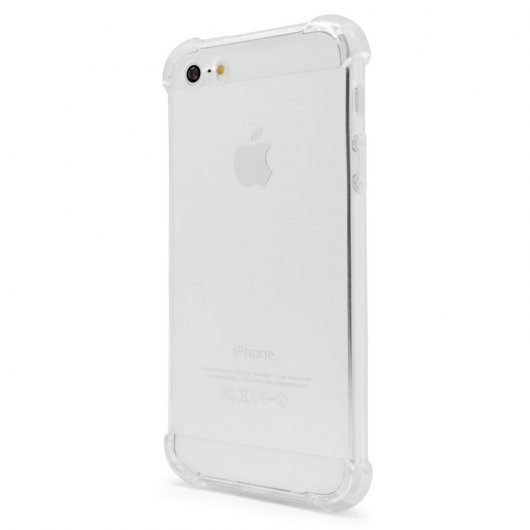 Coque antichoc en gel TPU Unotec pour iPhone 5/5S/SE