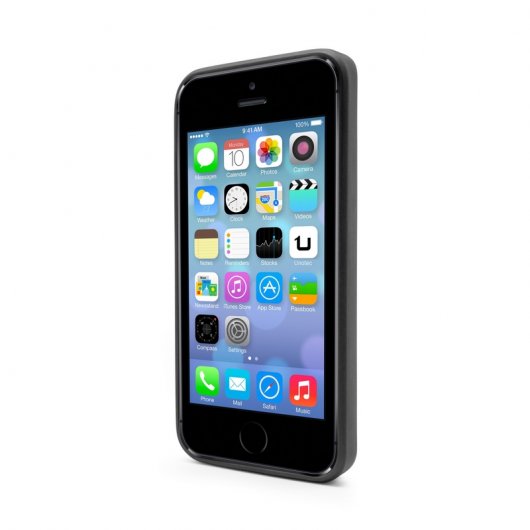 Unotec Second Skin Funda Negra para iPhone 5/5S/SE