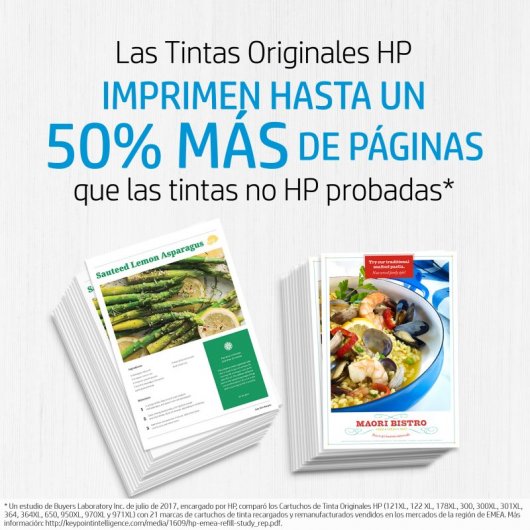 Cartucho de Tinta Original HP 62 Negro