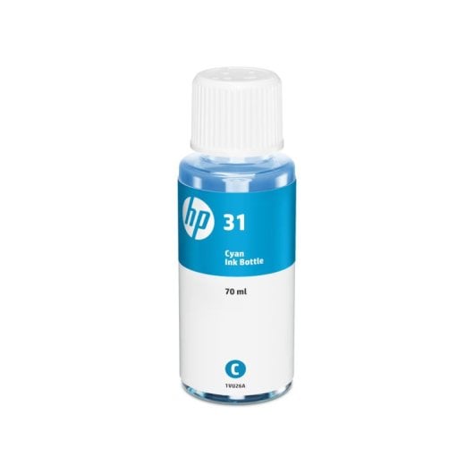 HP 31 70-ml Cyan Original Ink Bottle Originale