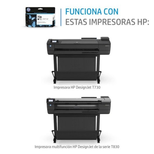 Cartucho de Tinta HP 728 Magenta 130 ml para DesignJet T730/T830