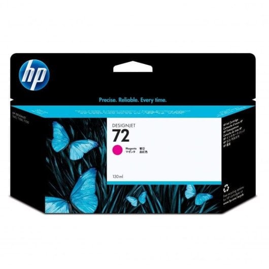 Cartucho de tinta HP 72 Magenta 130 ml para DesignJet alto rendimiento