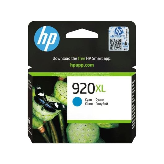 Cartucho de tinta HP 920XL Cian Alta Capacidad Original para OfficeJet