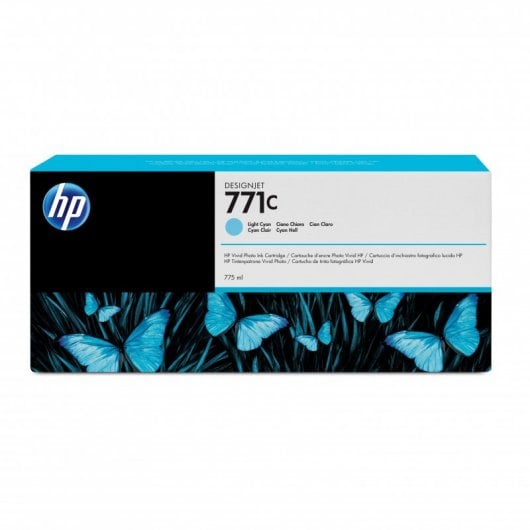 Cartucho de Tinta Original HP 771C Cian Claro