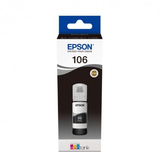 Epson 106 EcoTank Photo Black ink bottle