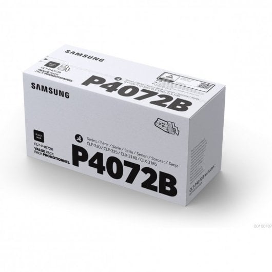 Samsung Confezione da 2 cartucce toner nero originali CLT-P4072B