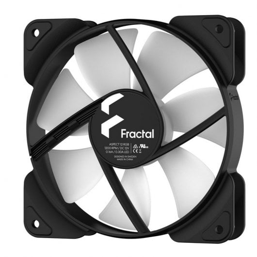 Fractal Design Aspect 12 RVB Ventilateur 120 mm Noir