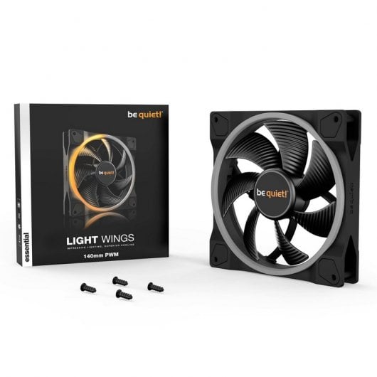 Be Quiet! Light Wings PWM Ventilador 140mm Negro