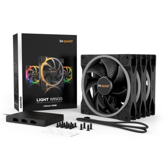 Be Quiet! Light Wings Pack 3 Ventiladores 140mm