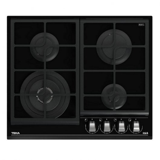 Teka GZC 64320 XB Plaque Gaz Butane 4 Zones 60cm Verre Noir