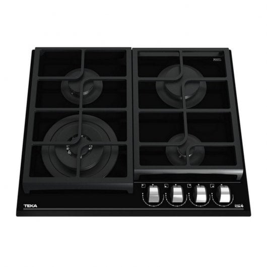 Teka GZC 64320 XB Plaque Gaz Butane 4 Zones 60cm Verre Noir