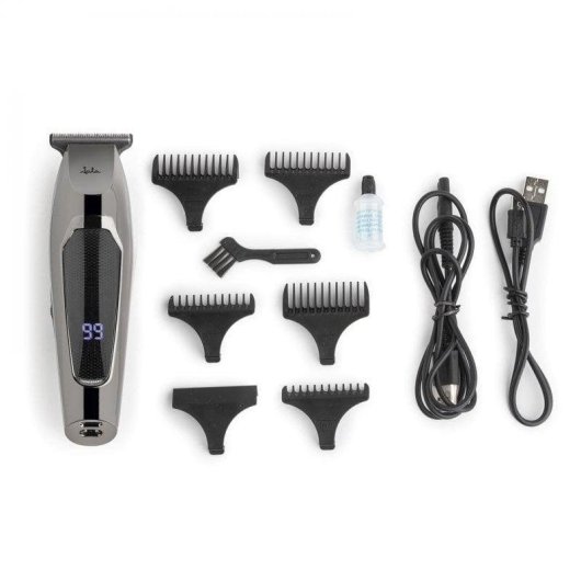 Tondeuse Homme Jata JBCP3310 sans Fil 5 Longueurs 2h Autonomie 5 Sabots LED