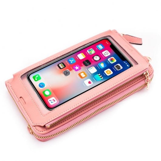 Coole Universal-Tasche, horizontal, bis zu 6,7 Zoll, Pink