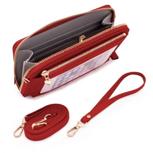 Cool Capa Universal Bag Horizontal até 6.7" Granada