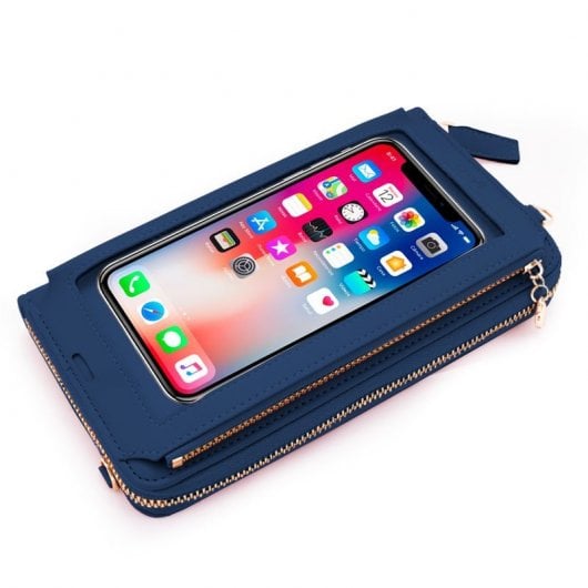 Cool Universal Bag Housse horizontale jusqu'à 6,7" Bleu marine