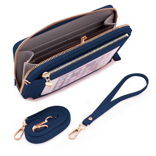 Cool Universal Bag Housse horizontale jusqu'à 6,7" Bleu marine