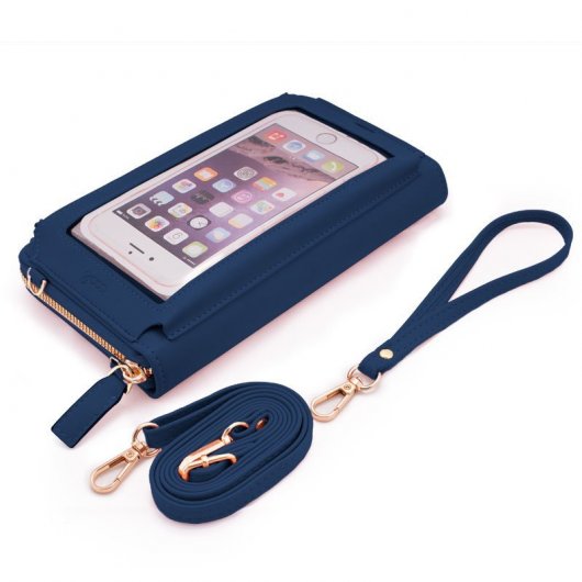 Cool Universal Bag Housse horizontale jusqu'à 6,7" Bleu marine