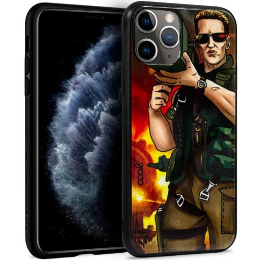 Cool Capa Desenhos Bazooka para iPhone 11 Pro