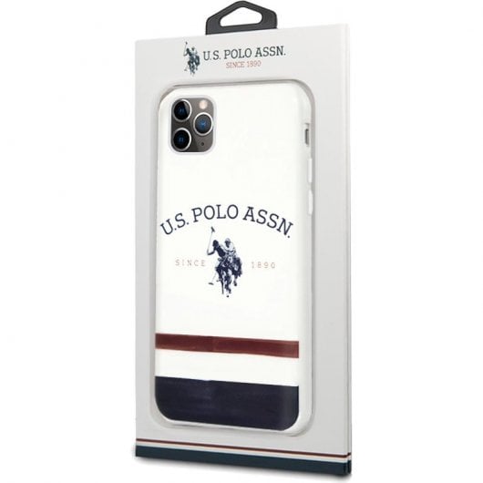 Étui cool avec licence Polo Ralph Lauren blanc pour iPhone 11 Pro