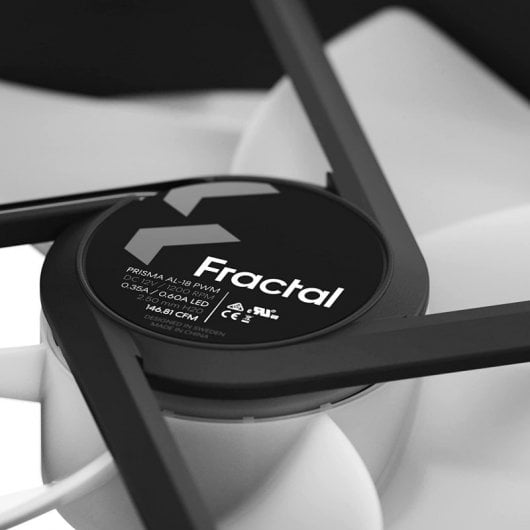 Fractal Prisma AL-18 PWM Ventilador 180mm Negro