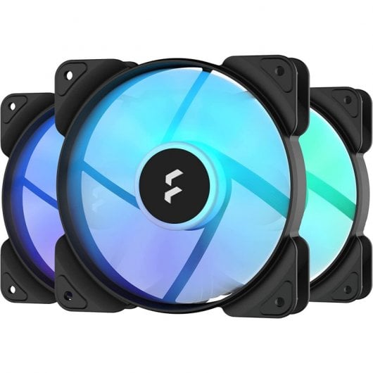 Fractal Design Aspect 12 RGB Pack 3 Ventoinhas 120mm Pretas