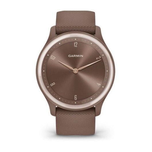 Garmin vívomove Sport Bluetooth GPS 40mm OLED Cacao Peach Gold Wasserdicht 5ATM SpO2 Herzfrequenz