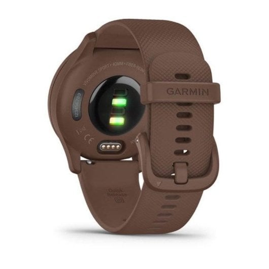 Garmin vívomove Sport Bluetooth GPS 40mm OLED Cacao Peach Gold Wasserdicht 5ATM SpO2 Herzfrequenz