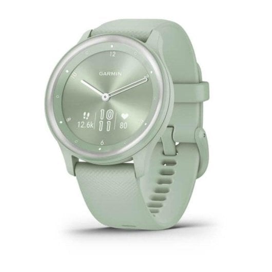 Garmin Vívomove Sport Bluetooth GPS 40mm OLED Vert Menthe Étanche 5ATM Pulsomètre SpO2