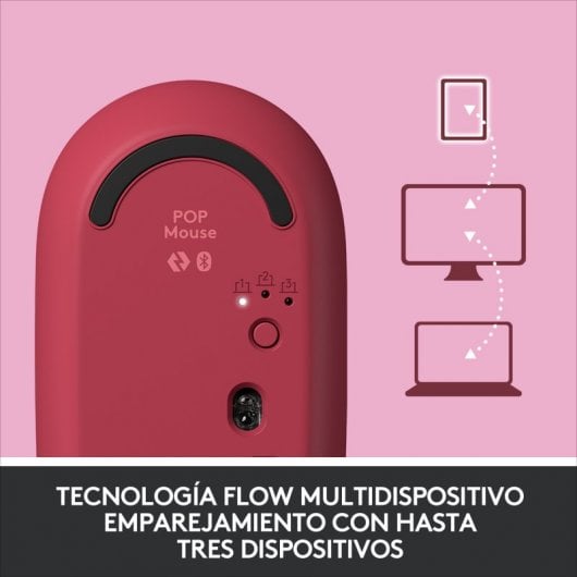 Logitech POP Mouse Maus Beidhändig RF Wireless + Bluetooth Optisch 4000 DPI