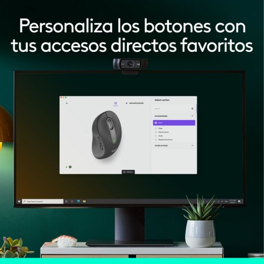 Logitech Signature M650 Ratón Bluetooth para Manos Pequeñas a Medianas, Clics Silenciosos Gris