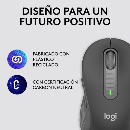 Logitech Signature M650 mouse Mano destra RF senza fili + Bluetooth Ottico 2000 DPI Grigio