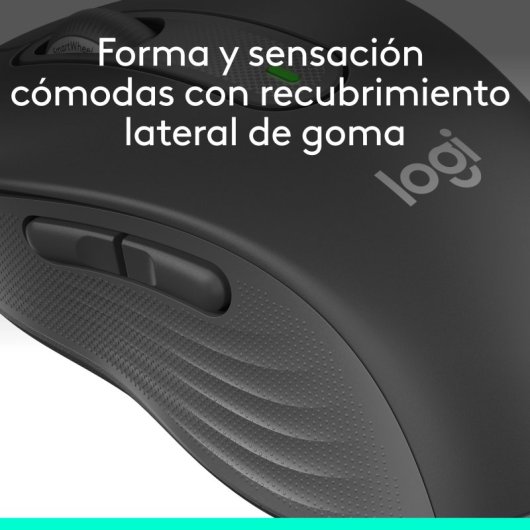 Logitech Signature M650 Ratón Bluetooth para Manos Pequeñas a Medianas, Clics Silenciosos Gris