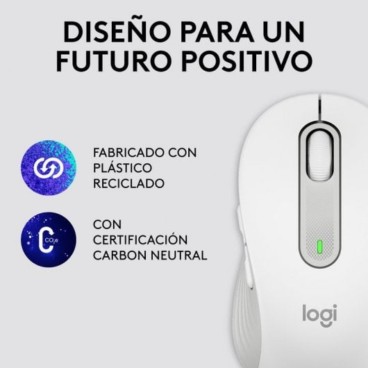 Logitech Signature M650 mouse Mano destra RF senza fili + Bluetooth Ottico 2000 DPI Bianco