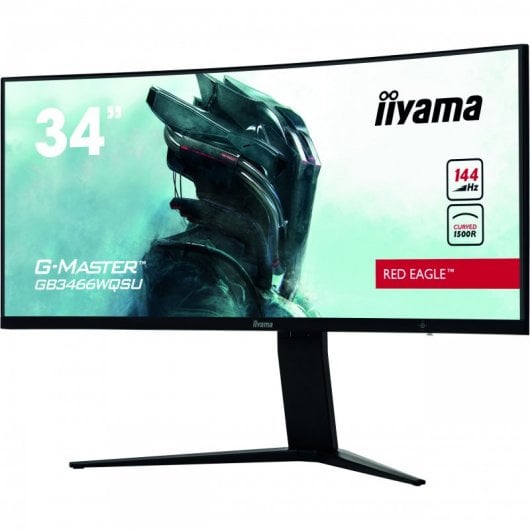 iiyama G-MASTER GB3466WQSU-B1 LED display 86,4 cm (34") 3440 x 1440 pixels UltraWide Quad HD Noir