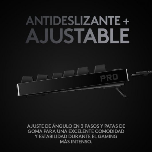 Logitech G PRO TKL Tastiera Meccanica Gaming – Switch GX Blue Clicky, RGB LIGHTSYNC, Tenkeyless, Cavo USB Rimovibile, Layout ITA, Nero