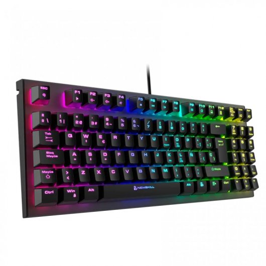 Newskill Chronos TKL Teclado Mecânico Gaming RGB Switch Brown