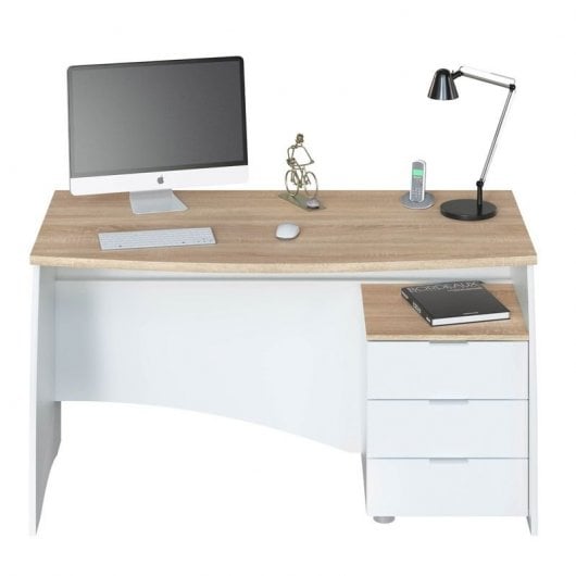 Habitdesign Stil Buc Mesa de Escritorio 3 Cajones