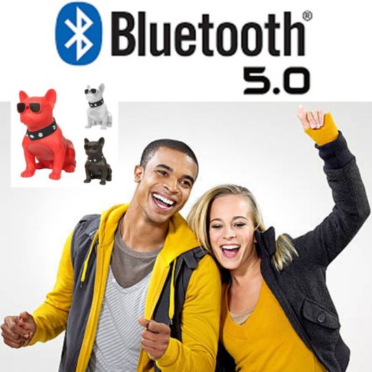 Klack Bullkdog Altavoz Bluetooth Negro Pequeño