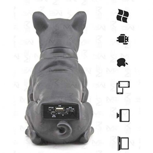 Klack Bullkdog Altavoz Bluetooth Negro Pequeño