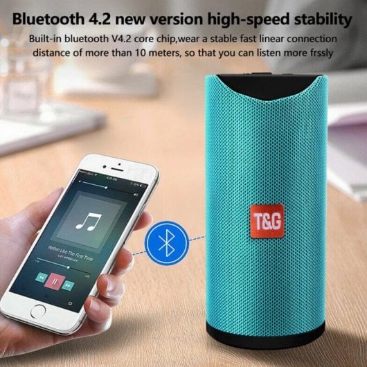 Klack TGK512 Altavoz Bluetooth Azul Claro