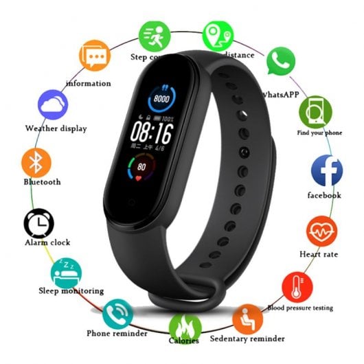 Klack MK5 Smartband Negra