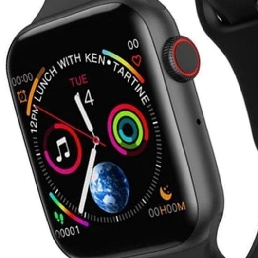 Klack GK500 Bluetooth 44mm Ecrã TFT Preto Monitor de SpO2, Pulsação, Sono, Pressão