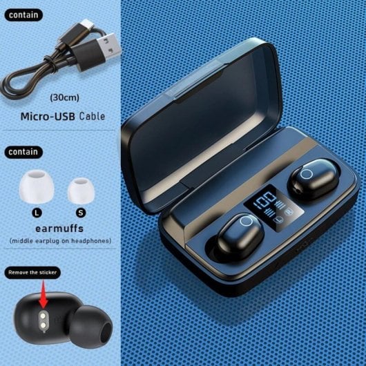 Klack AK10S Auriculares Inalámbricos Negro