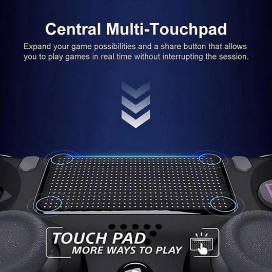 Klack KPS4 Mando Inalámbrico para PC/PS4 Plata