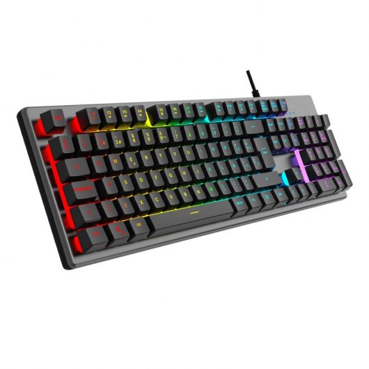 Tastiera da gioco UNYKach NOVA K244 con retroilluminazione RGB (lingua portoghese)