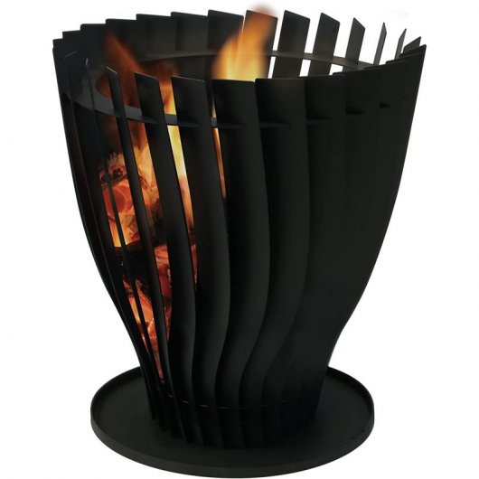 Purline EFP66 Brasero de Exterior Acero Negro